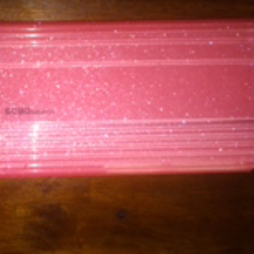 Bcbgeneration pink sparkle pouch